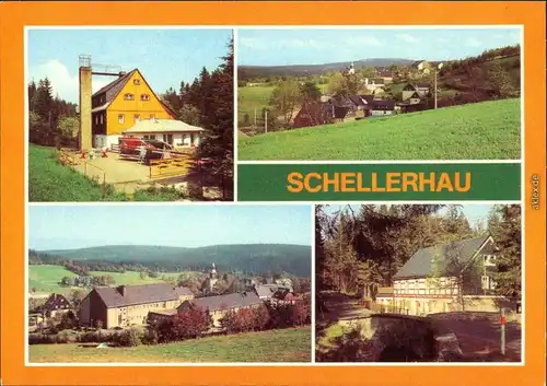 Schellerhau Altenberg Erzgebirge FDGB-Casino, Ferienheim "Glückspilz" g1983