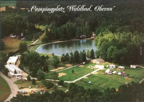 Ansichtskarte Oberau-Niederau Campingplatz Waldbad 1995