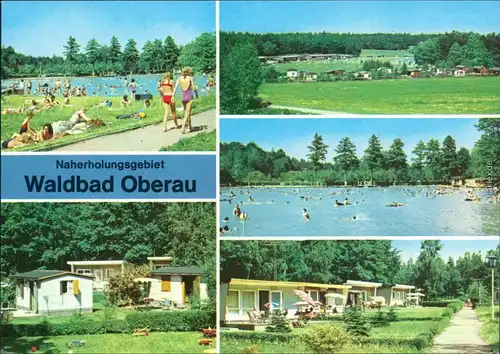 Oberau-Niederau Schwimmbecken, Bungalows, Schwimmbecken, Bungalows (2) 1980