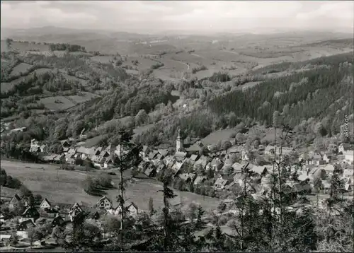 Ansichtskarte Geising-Altenberg (Erzgebirge) Blick auf die Stadt 1979