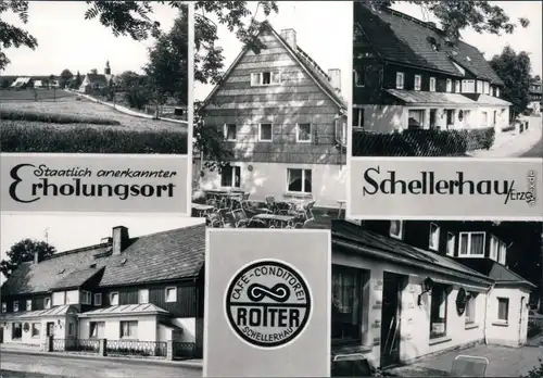 Schellerhau-Altenberg (Erzgebirge) Café - Conditorei Rotter 1977