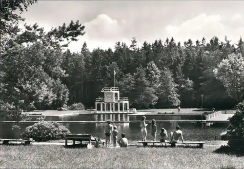 Ansichtskarte Großröhrsdorf Masseneibad 1980