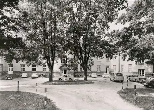 Ansichtskarte Arnsdorf (Sachsen) Krankenhaus und Poliklinik 1972