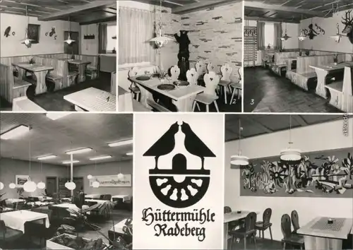 Radeberg Hüttermühle Foto Ansichtskarte c1975