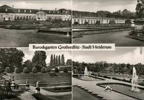 Ansichtskarte Großsedlitz-Heidenau (Sachsen) Barockgarten 1971