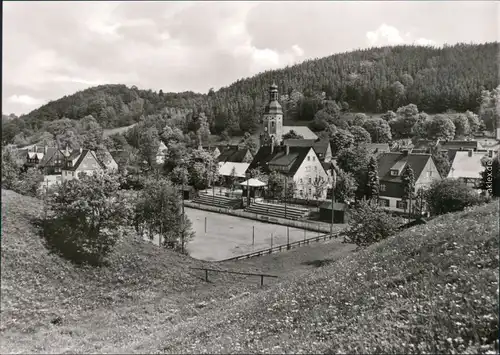 Ansichtskarte Geising-Altenberg (Erzgebirge) Blick auf die Stadt 1980