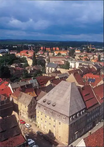 Ansichtskarte Pirna Aussicht vom Turm der Marienkirche auf die Stadt 2000