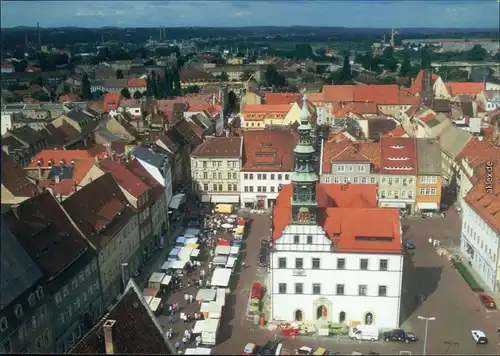 Ansichtskarte Pirna Marktplatz 2000