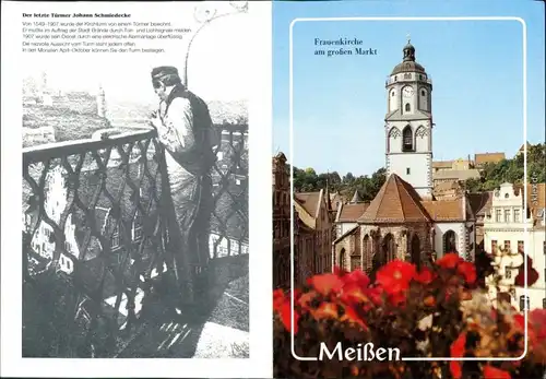 Ansichtskarte Meißen Frauenkirche 1994