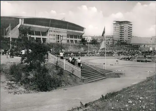 Ansichtskarte Schwerin Spot- und Kongresshalle, Neubau 1979 