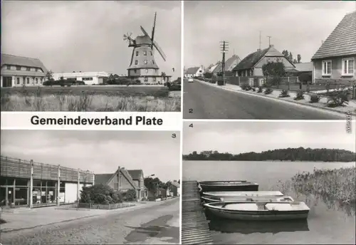 Schwerin Gaststätte "Banzkower Mühle", Hauptsraße, Kaufhalle, Settiner See 1986