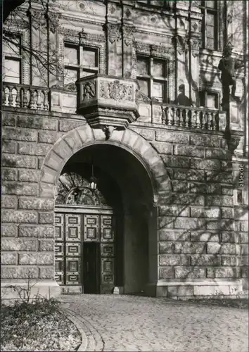 Ansichtskarte Schwerin Schweriner Schloss - Gartenportal 1978