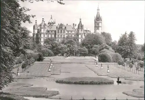 Ansichtskarte Schwerin Schweriner Schloss 1980