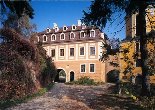 Ansichtskarte Pirna Landschloss mit botansichen Sammlungen 1997