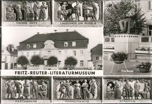Ansichtskarte Reuterstadt-Stavenhagen Fritz-Reuter-Literaturmuseum 1977