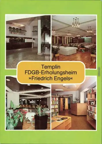 Templin FDGB-Erholungsheim "Friedrich Engels" Uckermark 1989