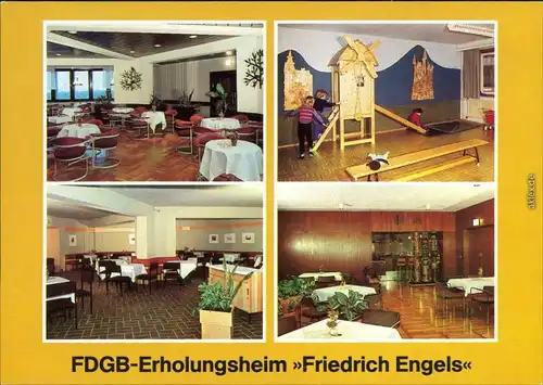 Templin FDGB-Erholungsheim "Friedrich Engels" Dachcafé,  Klubkeller 1989