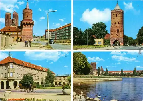 Prenzlau Mitteltorturm, Blindower Tor, Hotel, Am Uckersee 1975