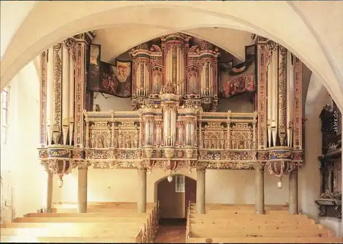 Ansichtskarte Seedorf-Basedow (Mecklenburg) Kirche - Orgel 2002