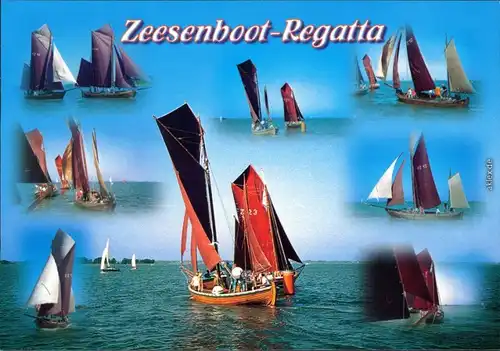Ansichtskarte  Zeesenboot-Regatta 2004