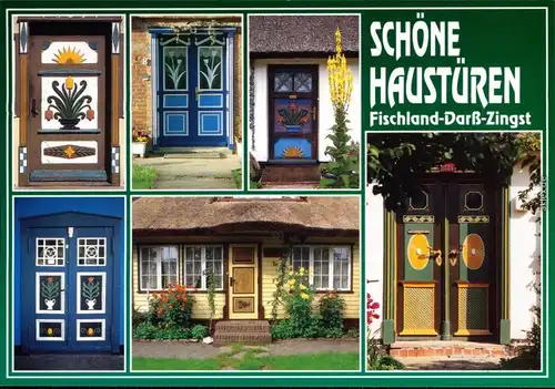 Ansichtskarte Zingst-Darss Schöne Haustüren 2004