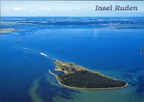 Ansichtskarte Insel Ruden-Kröslin Luftbild 2004