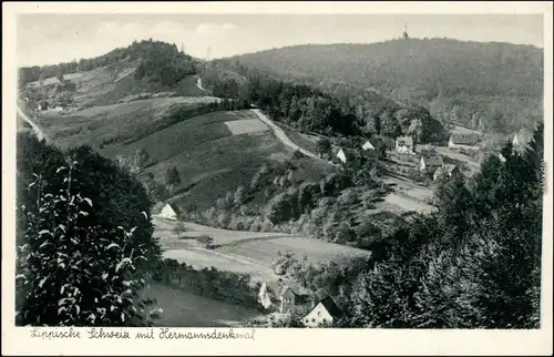 Ansichtskarte Detmold Lippische Schweiz - Hermann-Denkmal 1939 