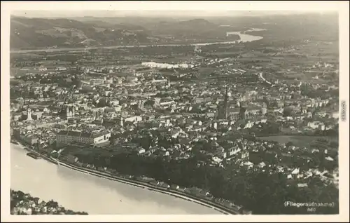 Ansichtskarte Linz Luftbild - Fliegeraufnahme 1932 