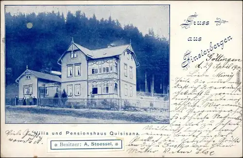 Finsterbergen-Friedrichroda Villa und Penionshaus Quisisana 1902 