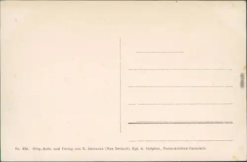 Partenkirchen-Garmisch-Partenkirchen Partie am Forsthaus Graseck 1917 