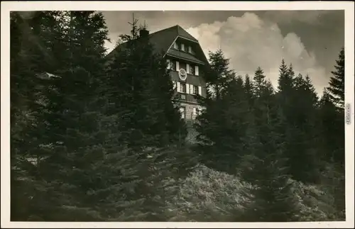 Ansichtskarte Baden-Baden Naturfreundehaus Badnerhöhe 1932 