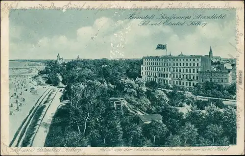 Ansichtskarte Kolberg Kołobrzeg Kaufmanns Strandhotel 1926 