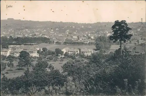 Ansichtskarte Lahr (Schwarzwald) Blick auf die Stadt 1914