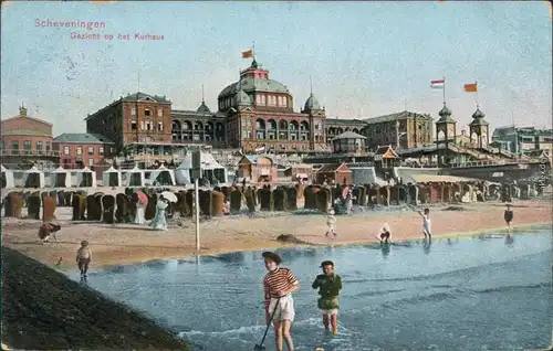 Scheveningen-Den Haag / 's-Gravenhage Den Haag Kurhaus, Strand 1911