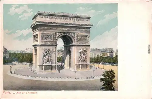 CPA Paris Pariser Triumphbogen / Arc de Triomphe de l’Étoile 1907