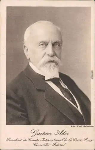 Gustave Ador - Schweizer Politiker im Genfer  Kantonsregierung 1917
