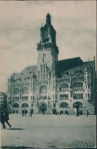 Ansichtskarte Stuttgart Rathaus 1928