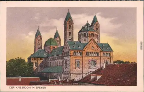 Ansichtskarte Speyer Kaiserdom 1922