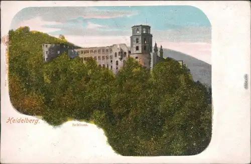 Ansichtskarte Heidelberg Heidelberger Schloß - Parcepartout 1904 