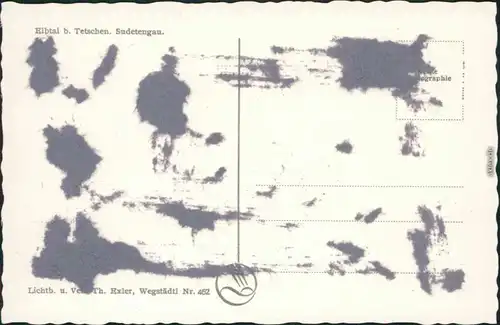 Ansichtskarte Tetschen-Bodenbach Decín Elbtal 1932