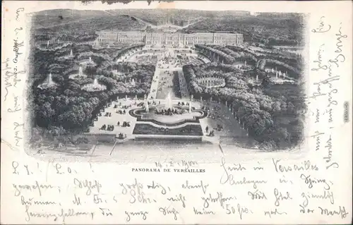 CPA Versailles Schloss Versailles 1900 