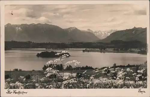 Ansichtskarte Murnau Panorama-Ansichten mit Bergmassiv 1932