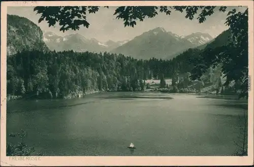Ansichtskarte Obersdorf Freibergsee 1907