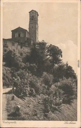 Ansichtskarte Castagnola-Lugano Lachiesa 1929 