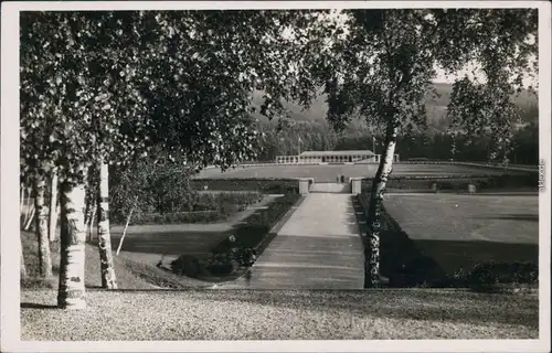Ansichtskarte Bad Elster Parkanlagen/Kurpark 1940
