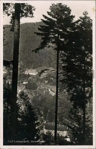 Ansichtskarte Bad Liebenzell Blick auf den Ort 1940