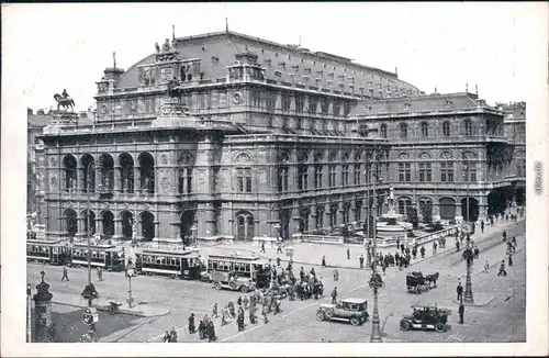 Ansichtskarte Wien Staatsoper 1932