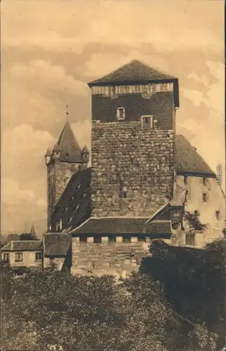 Ansichtskarte Nürnberg Fünfeckiger Turm 1924