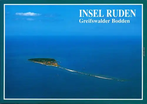 Ansichtskarte Insel Ruden-Kröslin Luftbild 2002