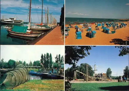 Mönkebude Yachthafen, Badestrand, Fischerhafen, Abenteuerspielplatz 1995